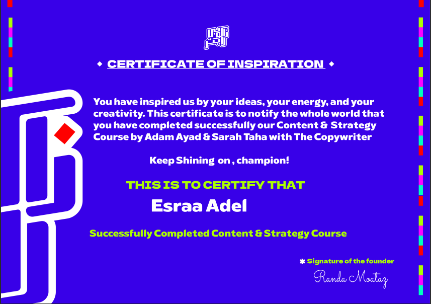 Copywriting certification